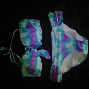 VS PINK tie dye bikini
